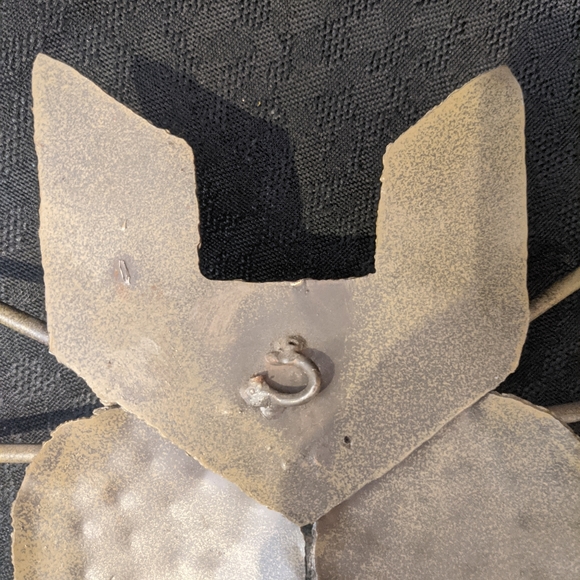 Scrap Metal Cat Folk Art Wall Decor - Picture 3 of 5